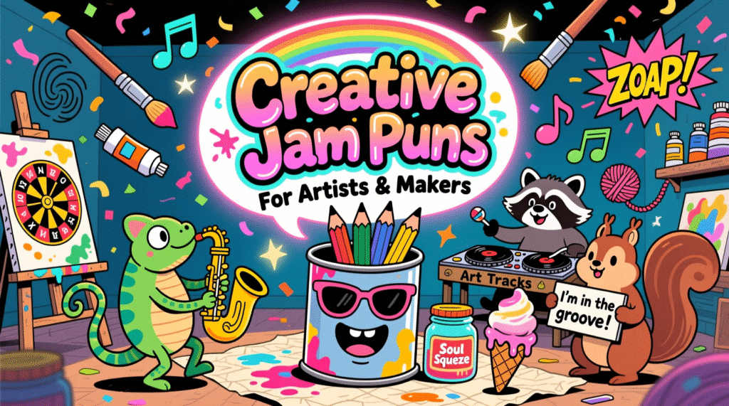Creative Jam Puns For Artists & Makers