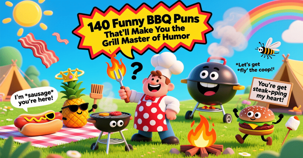 140 Funny BBQ Puns That’ll Make You the Grill Master of Humor