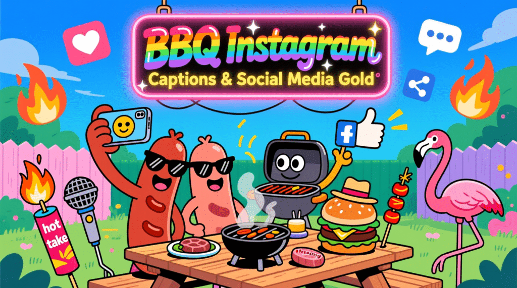 BBQ Instagram Captions & Social Media Gold