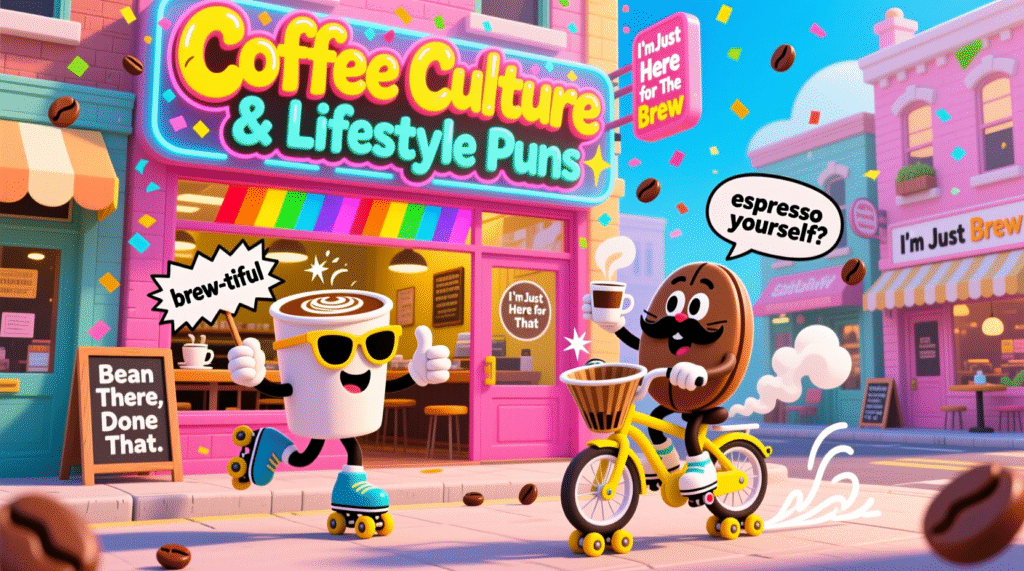 Coffee Culture & Lifestyle Puns