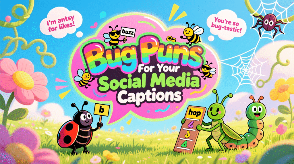 Bug Puns For Your Social Media Captions