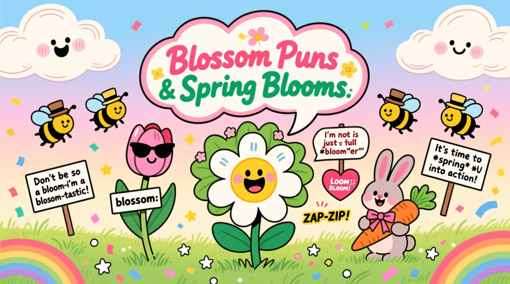 Blossom Puns & Spring Blooms