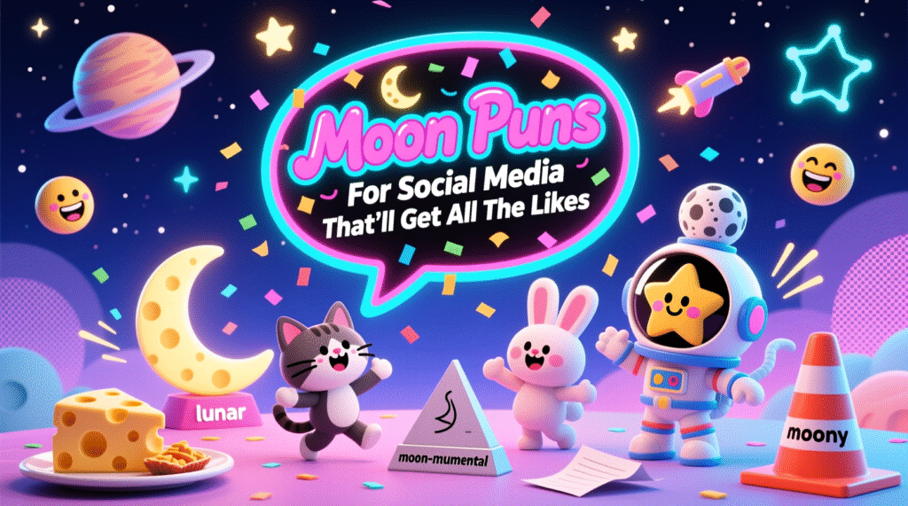Moon Puns For Social Media That'll Get All The Likes