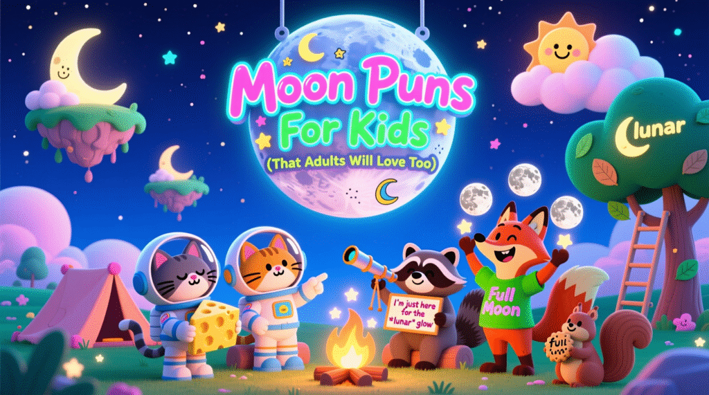 Moon Puns For Kids