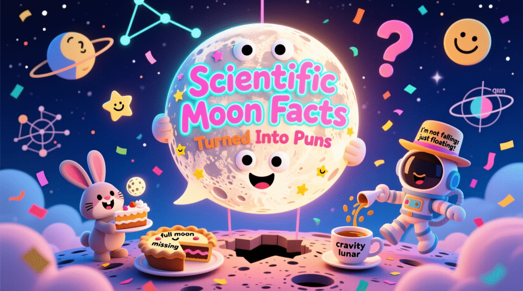 Scientific Moon Facts Turned Into Puns