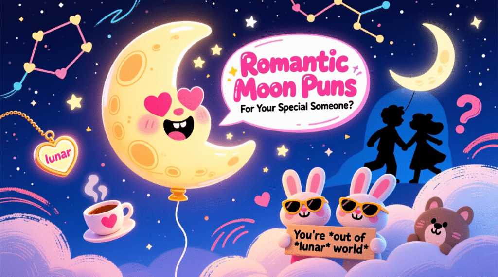 Romantic Moon Puns For Your Special Someone