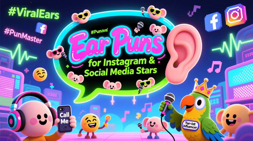 Ear Puns for Instagram & Social Media Stars