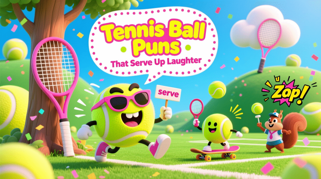 Tennis Ball Puns That Serve Up Laughter