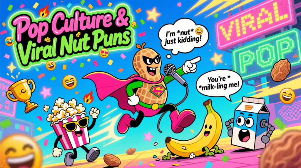 Pop Culture & Viral Nut Puns 