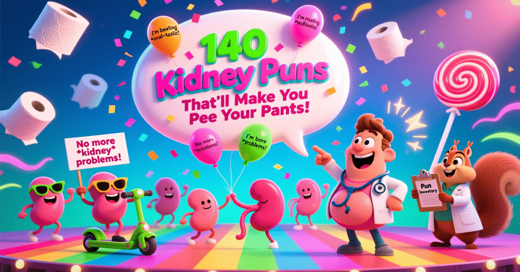 140 Kidney Puns That’ll Make You Pee Your Pants