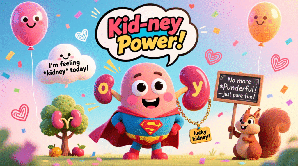 Kidney Puns for Social Media & Captions