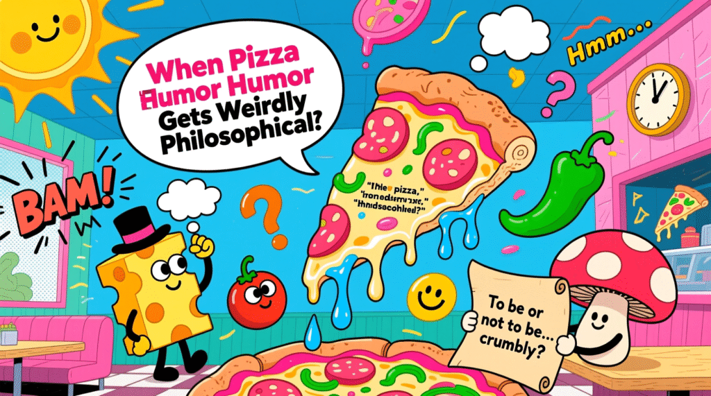 When Pizza Humor Gets Weirdly Philosophical