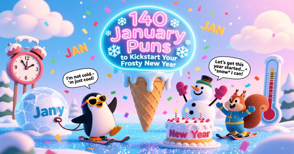140 January Puns to Kickstart Your Frosty New Year