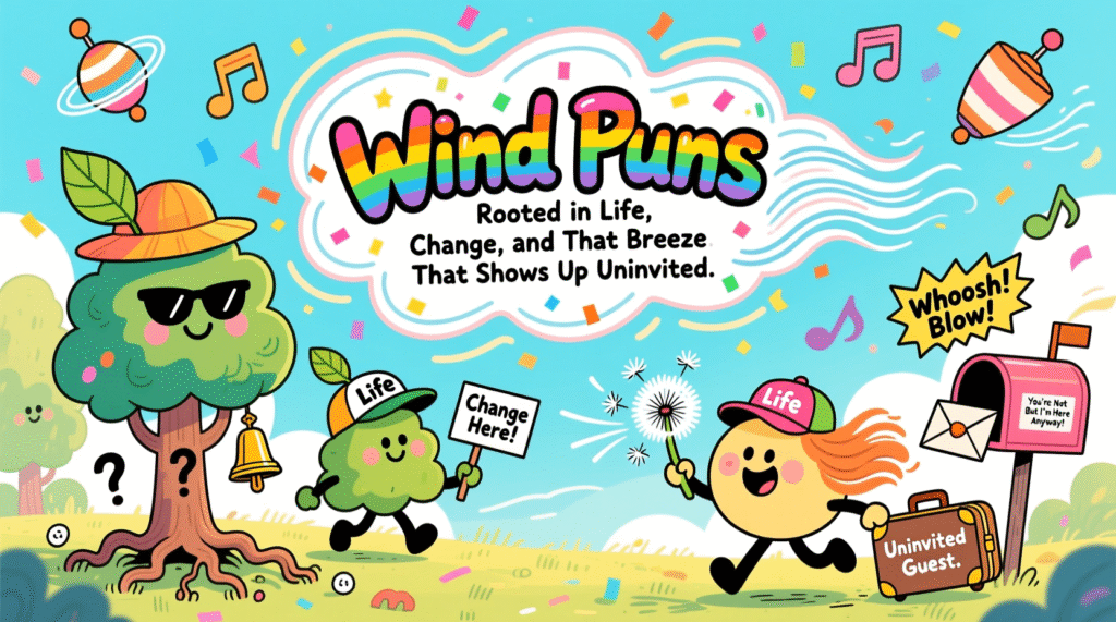 Wind Puns Rooted in Life, Change, and That Breeze That Shows Up Uninvited