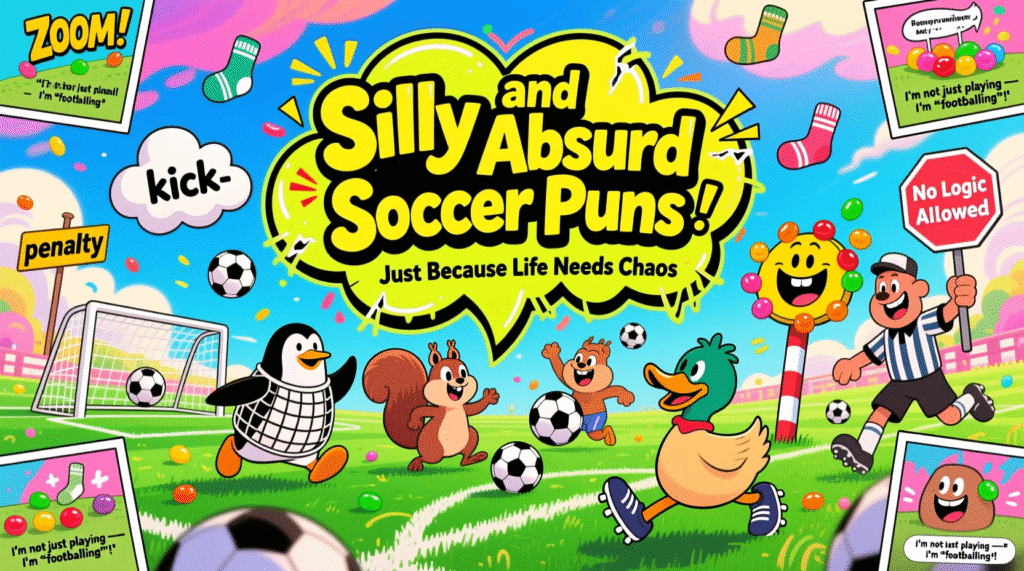 Silly and Absurd Soccer Puns Just Because Life Needs Chaos