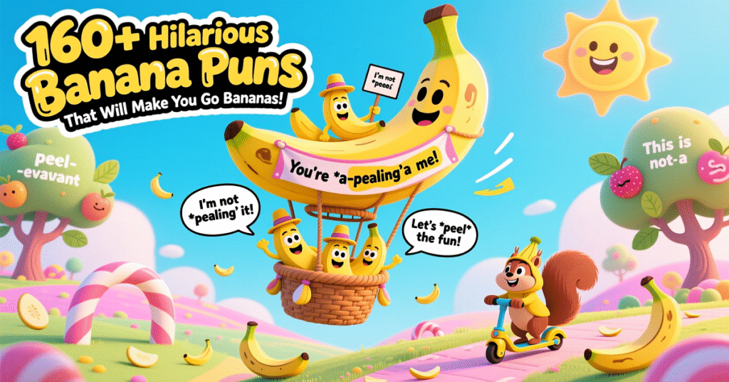 160+ Hilarious Banana Puns That Will Make You Go Bananas!
