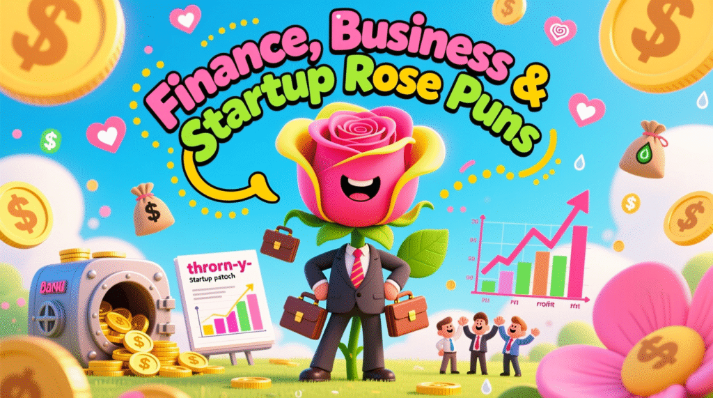 Finance, Business & Startup Rose Puns 