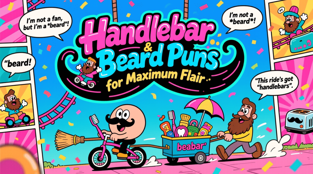 Handlebar & Beard Puns for Maximum Flair