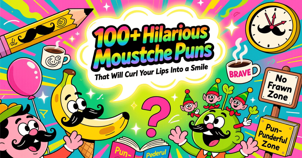 100+ Hilarious Moustache Puns That Will Curl Your Lips Into a Smile
