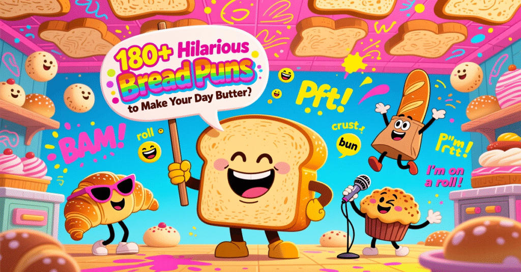 180+ Hilarious Bread Puns to Make Your Day Butter