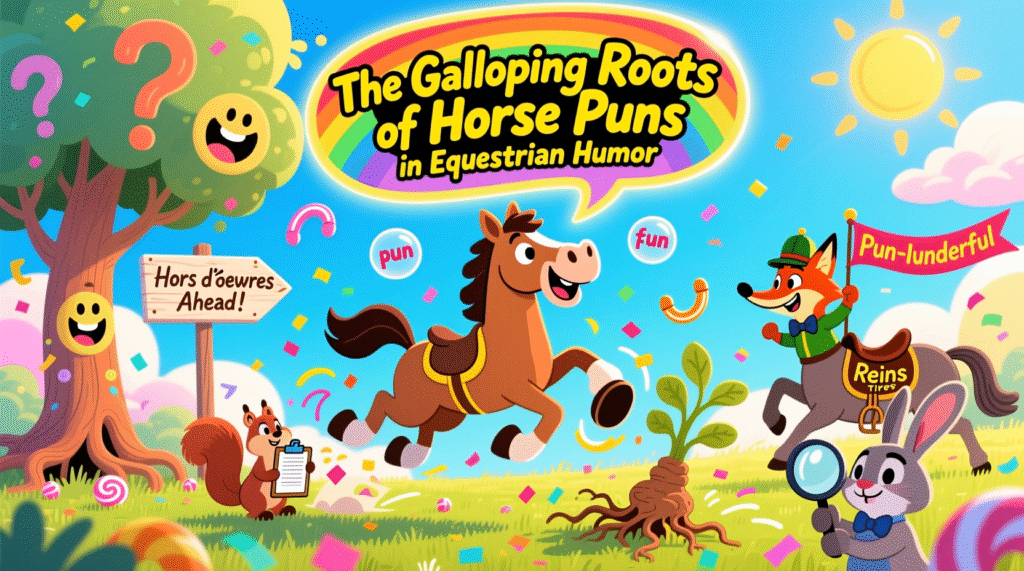 The Galloping Roots of Horse Puns in Equestrian Humor