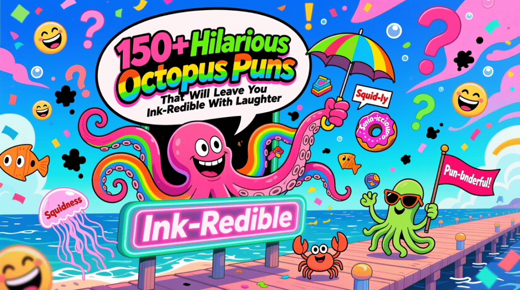 150+ Hilarious Octopus Puns That Will Leave You Ink-Redible With Laughter
