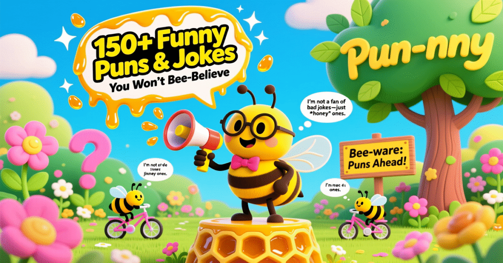 150+ Funny Bee Puns & Jokes You Won’t Bee-lieve