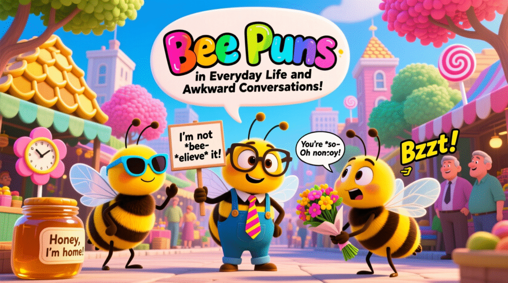 Bee Puns in Everyday Life and Awkward Conversations