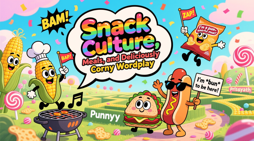 Snack Culture, Meals, and Deliciously Corny Wordplay