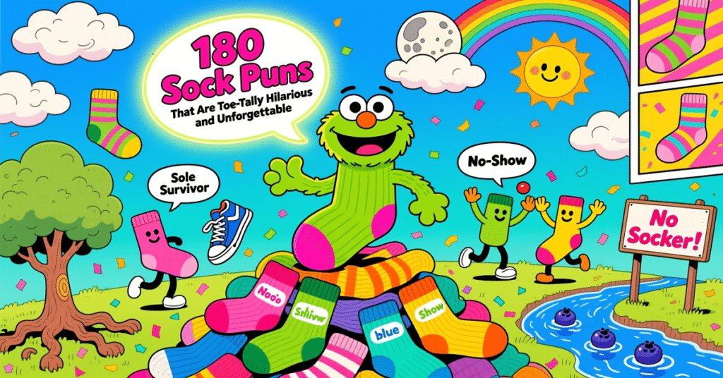 180 Sock Puns That Are Toe-Tally Hilarious and Unforgettable