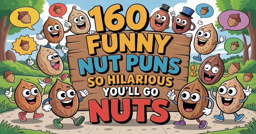 160 Funny Nut Puns So Hilarious You’ll Go Nuts