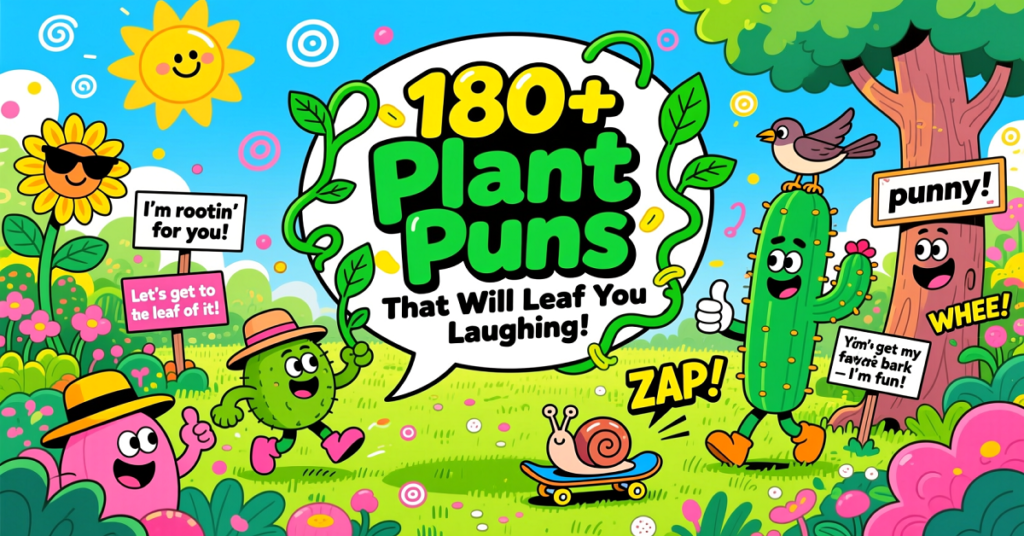 180+ Plant Puns That Will Leaf You Laughing