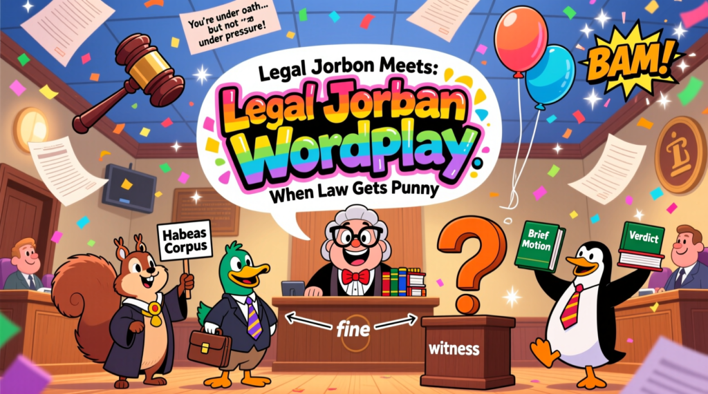 Legal Jargon Meets Wordplay: When Law Gets Punny
