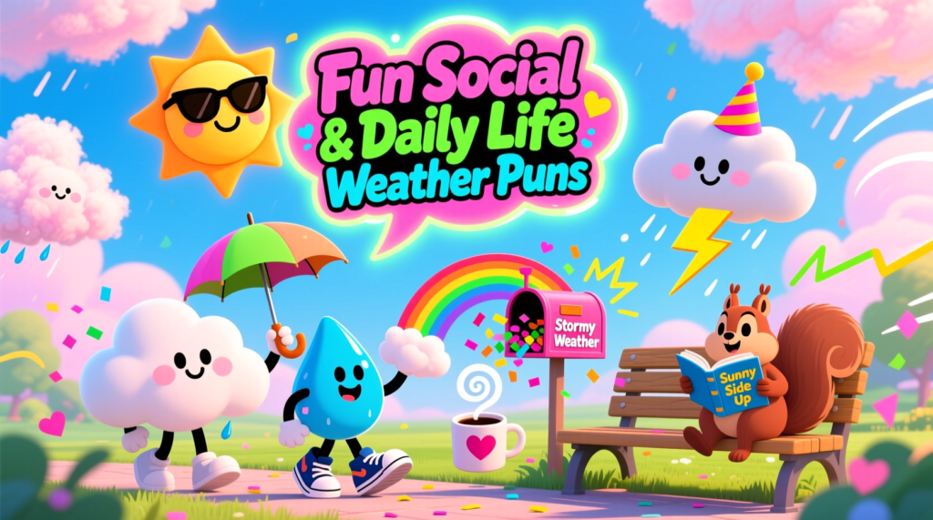 Fun Social & Daily Life Weather Puns