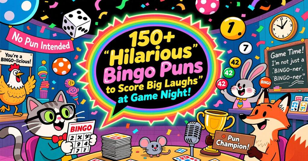 150+ Hilarious Bingo Puns to Score Big Laughs at Game Night