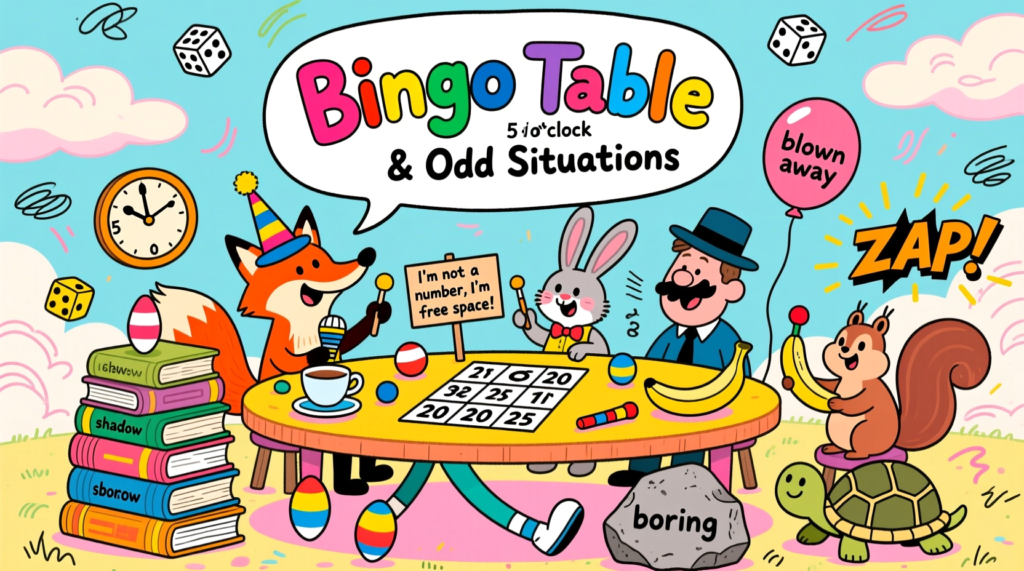 Bingo Table Tales & Odd Situations