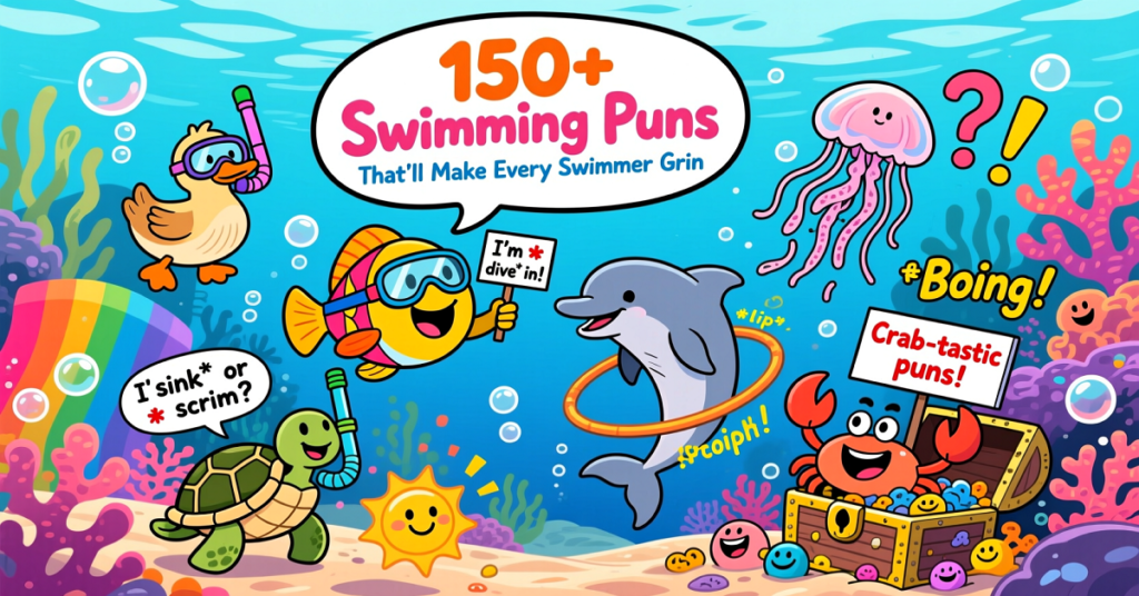 150+ Swimming Puns That’ll Make Every Swimmer Grin