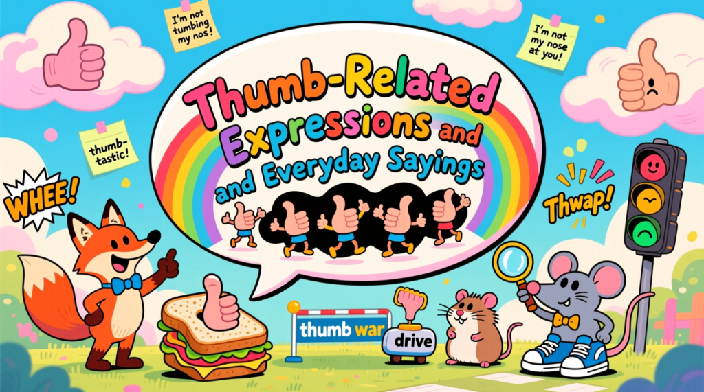 Thumb-Related Expressions and Everyday Sayings