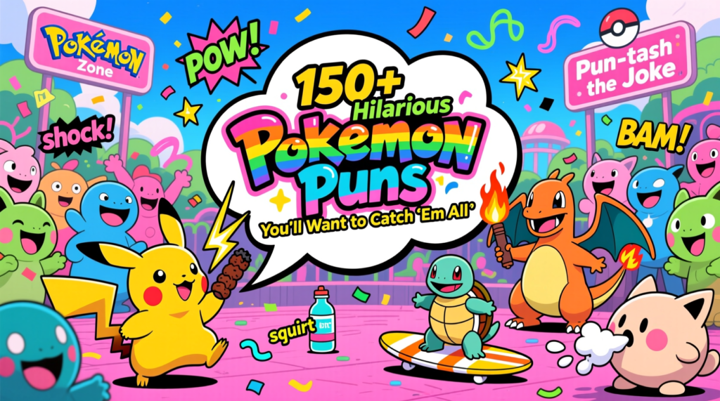 150+ Hilarious Pokémon Puns You’ll Want to Catch ’Em All