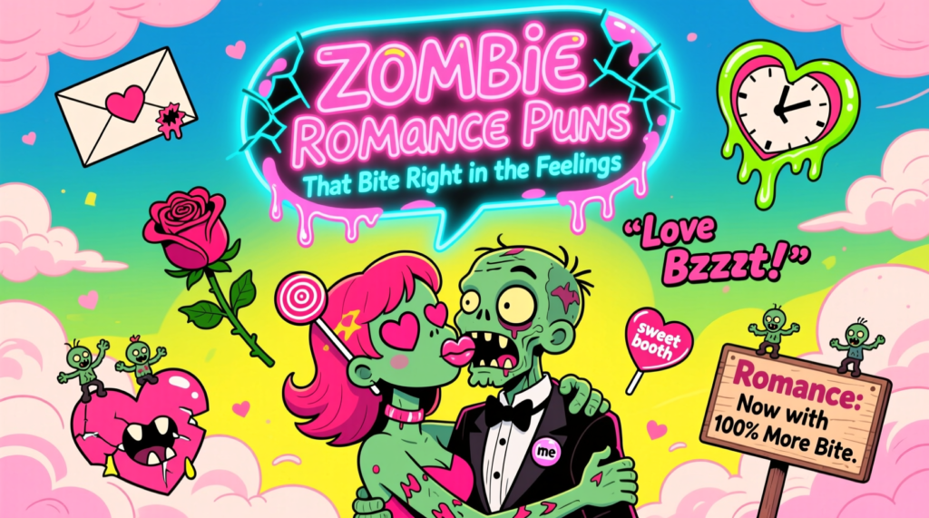 Zombie Romance Puns That Bite Right in the Feelings
