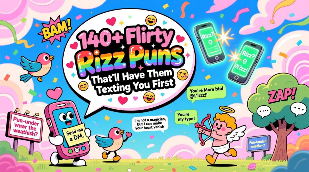 140+ Flirty Rizz Puns That’ll Have Them Texting You First